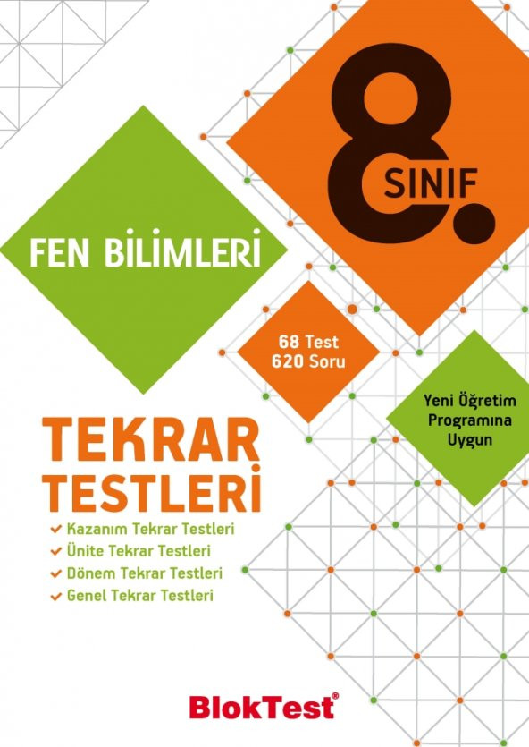 TUDEM 8.SINIF BLOKTEST FEN BİLİMLERİ TEKRAR TESTLERİ