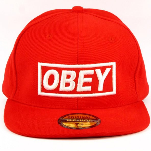İtaat Et Hip Hop Cap Şapka Kırmızı Unisex Amerikan Şapka cp37