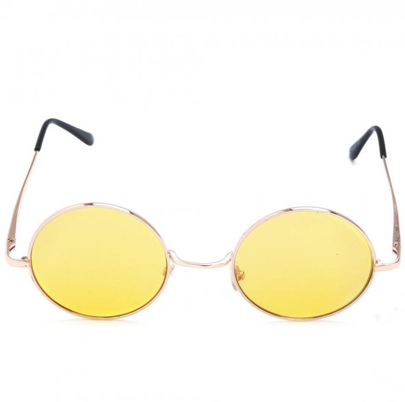 Antifar Sarı Camlı John Lennon Güneş Gözlüğü Unisex jl2