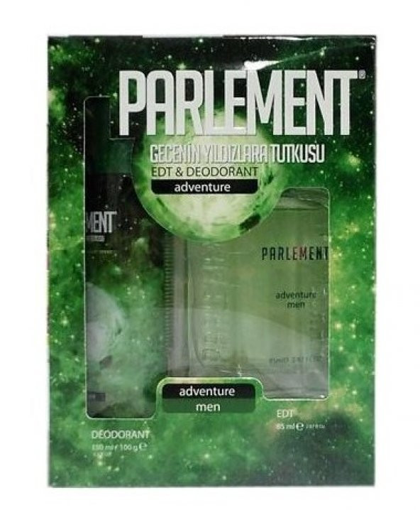 Parlement Adventure Erkek Parfüm Deodorant Seti 2li Paket