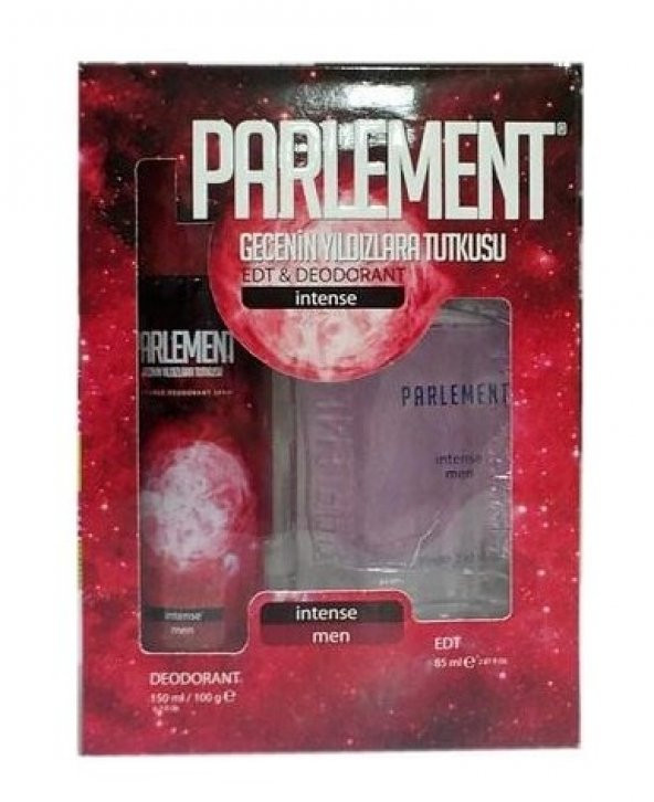 Parlement Intense Erkek Parfüm Deodorant Seti 2li Paket