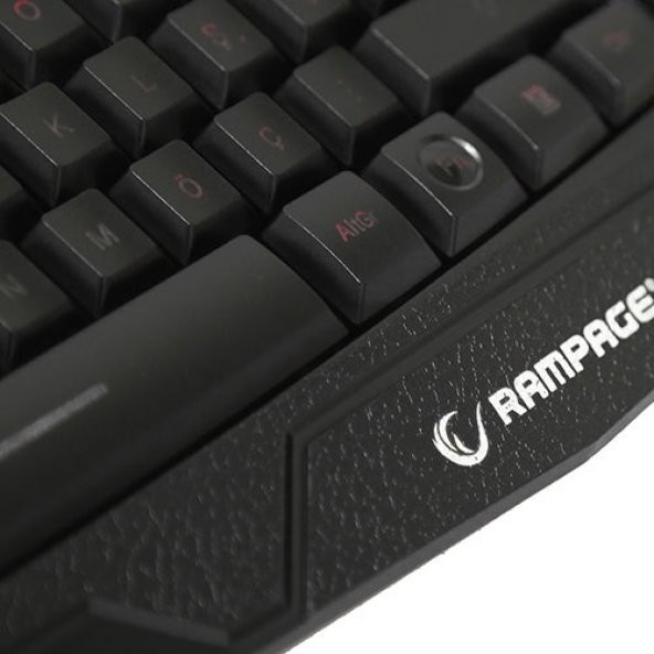 EVEREST RAMPAGE KM-R77 USB Q Trk Led Aydınlatmalı Siyah Gaming Kl - 3