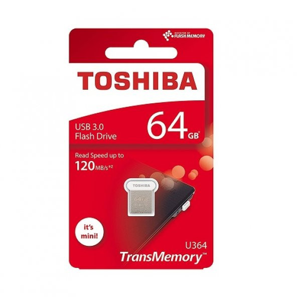 64GB TOSHIBA USB 3.0 Towadako THN-U364W0640E4 120mb/s Taşınabilir