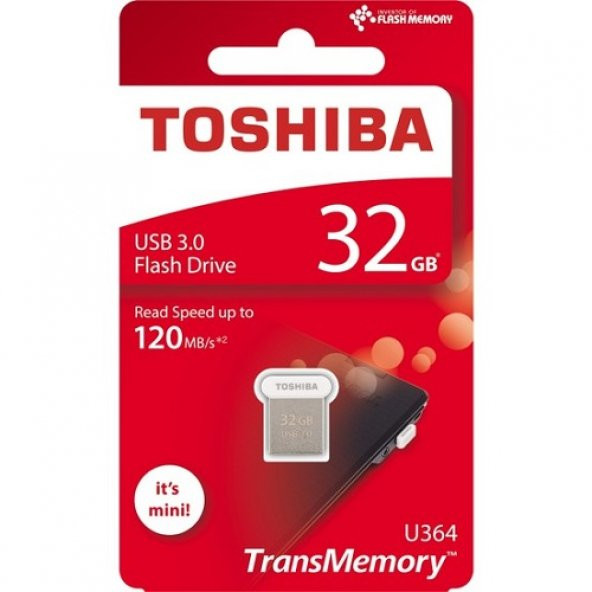 32GB TOSHIBA USB 3.0 Towadako THN-U364W0320E4 120mb/s Taşınabilir