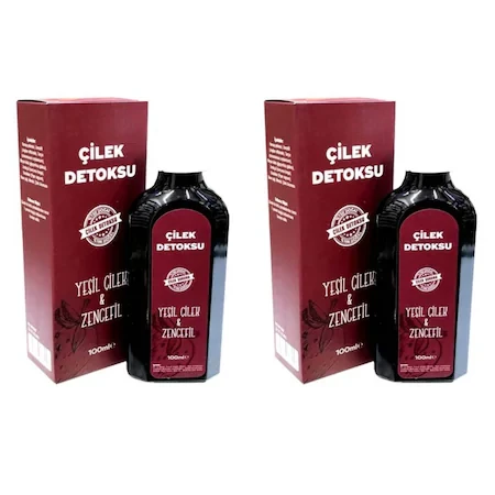 2 Adet Akciğer Şurubu ( Yeşil Çilek Detoksu ) 100 ml