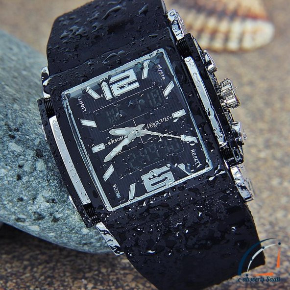 Vegans Erkek Kol Saati Dağcı Spor Dijital Analog İri Model - 2