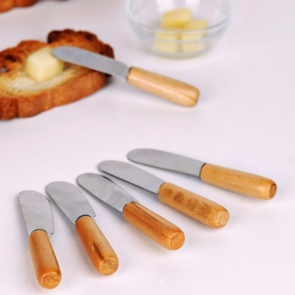 AHŞAP Saplı Nutella Çıkolata & Terayağ Bıçağı