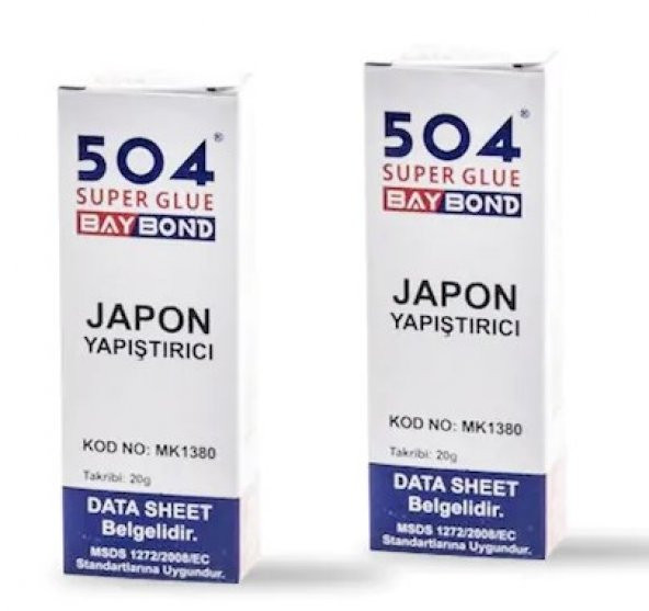 Baybond 504 Super Glue Japon Yapıştırıcı 20gr