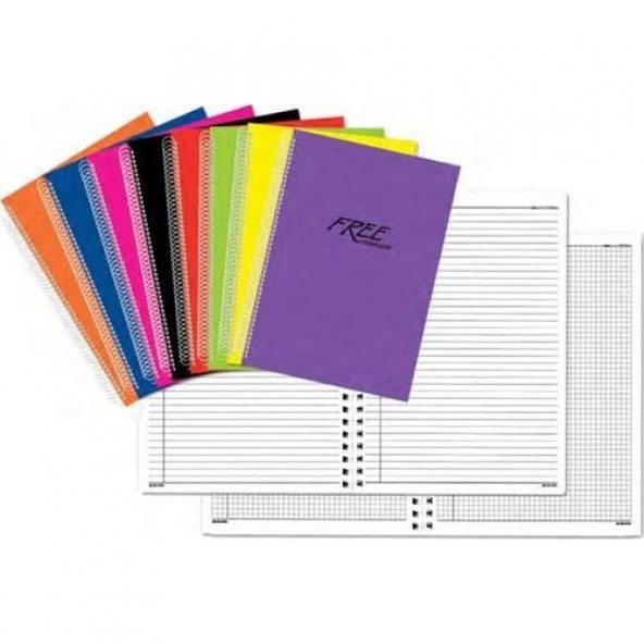 KESKIN FREE PP A4 60YP CIZGILI DEFTER (320401) - 2