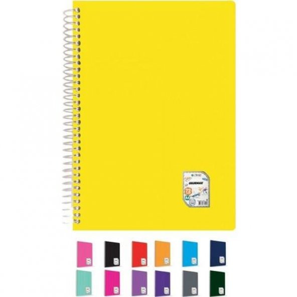 COLORMAXI PP SPIRALLI A4 40 YP CIZGILI DEFTER - 2