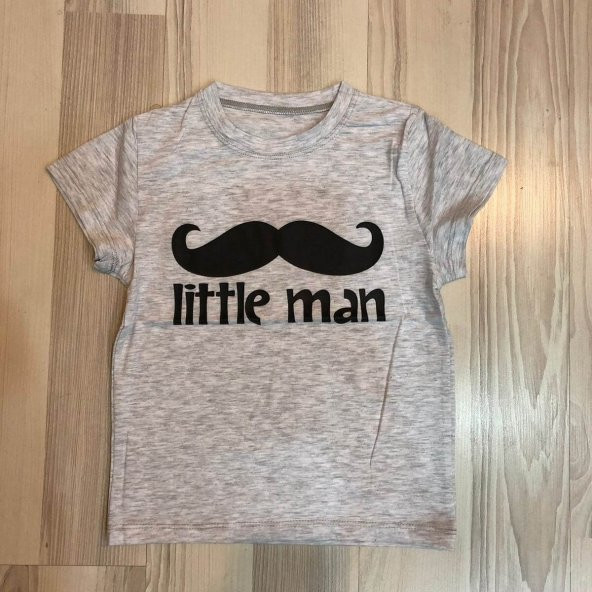 Erkek Çocuk Bıyık Figürlü Baba- Oğul T-Shirt