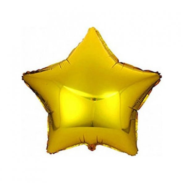 Altın Yıldız Folyo Balon 60cm