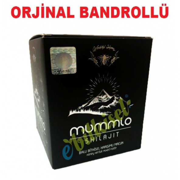 Mummio Macunu (Mumiyo) Shilajit Ballı Bitkisel Karışım 230 gr