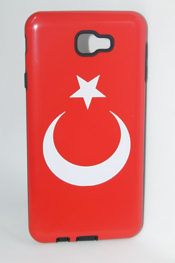 Samsung Galaxy J7 Prime Türk Bayraklı Darbe Emici Kılıf - 2