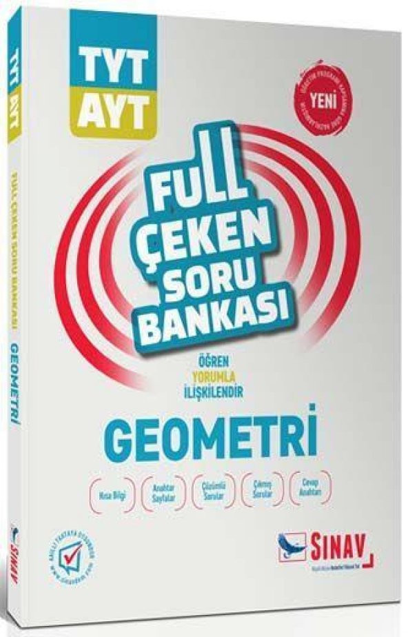 TYT AYT Geometri Full Çeken Soru Bankası Sınav Yayınları