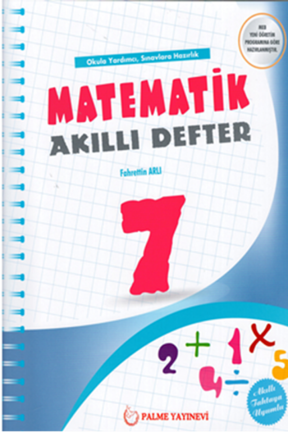 7. Sınıf Matematik Akıllı Defter Palme Yayınları