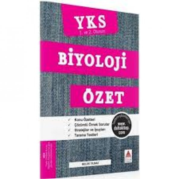 TYT AYT Biyoloji Özet Delta Kültür Yayınları