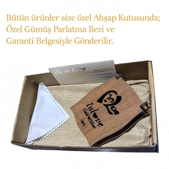 Cebrail Meleği Taşlı Gümüş Kolye - 3