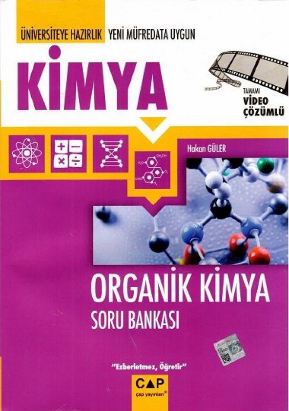 Üniversiteye Hazırlık Organik Kimya Soru Bankası Çap Yayınları