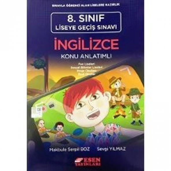 8. Sınıf LGS İngilizce Konu Anlatımlı Esen Yayınları