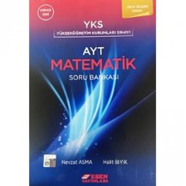 AYT Matematik Soru Bankası Kırmızı Seri Esen Yayınları