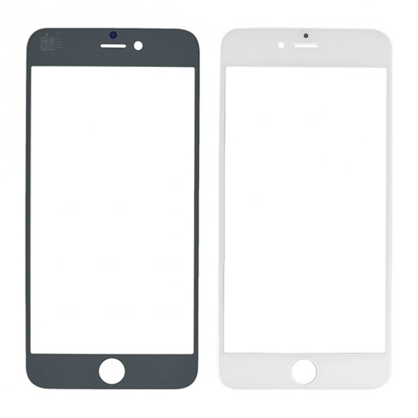 İphone 6S Dokunmatik Ocalı Çıtalı Ön Cam Lens Beyaz