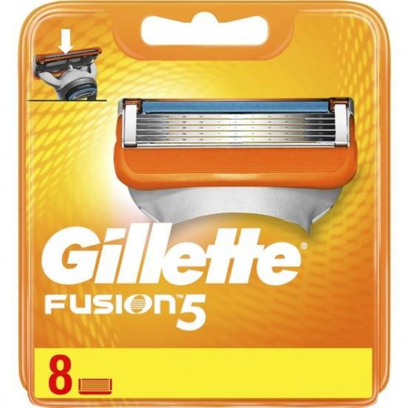 Gillette Fusion Yedek Tıraş Bıçağı 8li