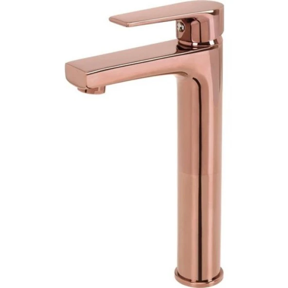 Creavit Sr6500c Sharp Uzun Lavabo Bataryası - Rose Gold