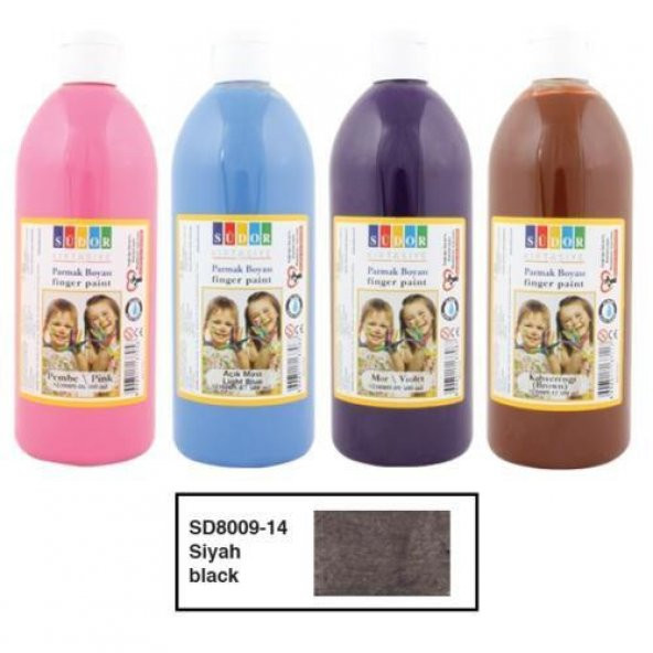 SUDOR PARMAK BOYASI 500ML SIYAH (8009-14) - 2