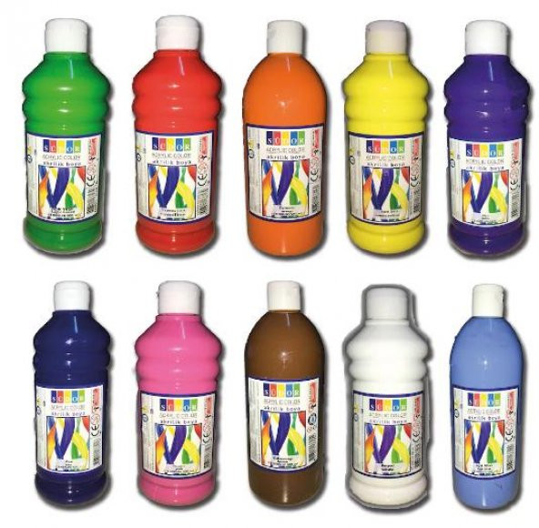 MASIS/SUDOR AKRILIK BOYA 500ML PEMBE ürün görseli