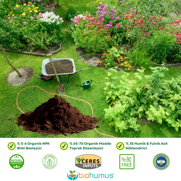 Biohumus Organik Gübre 5 Litre - 2