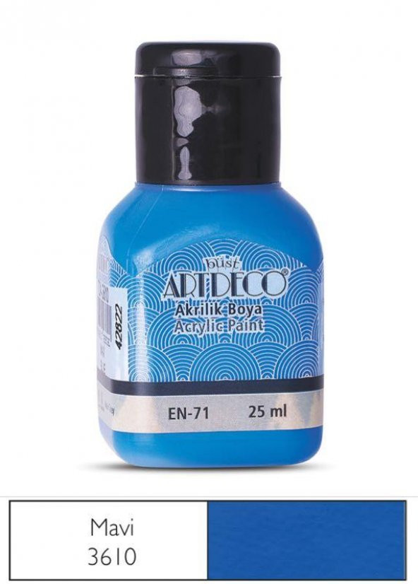 ARTDECO AKRILIK BOYA 25ML MAVI (3610) - 1