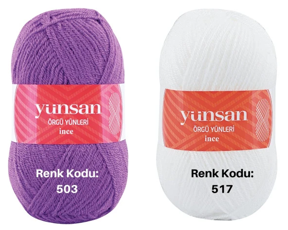 Yünsan Örgü Yünü, İnce El Örgü İplik 100 Olefin Örgü İpliği - 3