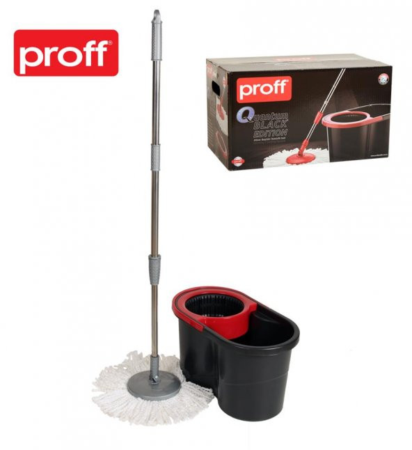 Proff Turbo Star Döner Başlıklı Temizlik Seti, Vileda, Paspas Mop - 4