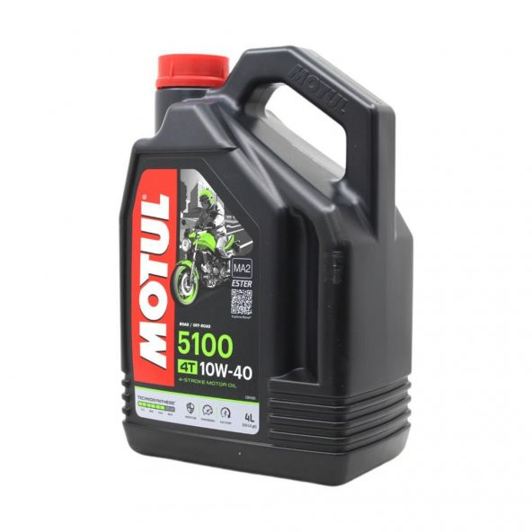 Motul 5100 10W-40 4T 4 Lt 4 Zamanlı Motosiklet Motor Yağı - Resim 3