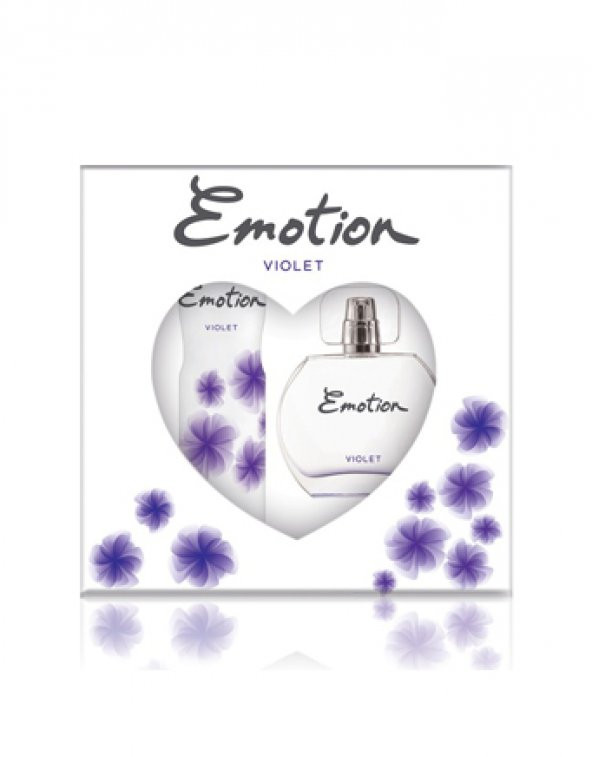 Emotion Violet Bayan Parfüm EDT 50 ml+Deodorant 150 ml Kofre Set