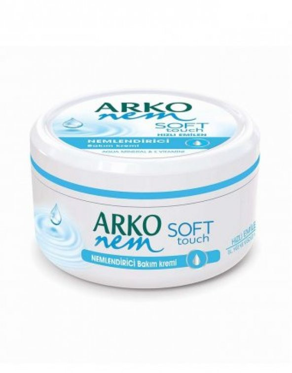 Arko Nem Nemlendirici Bakım Kremi Soft Touch 200 ml