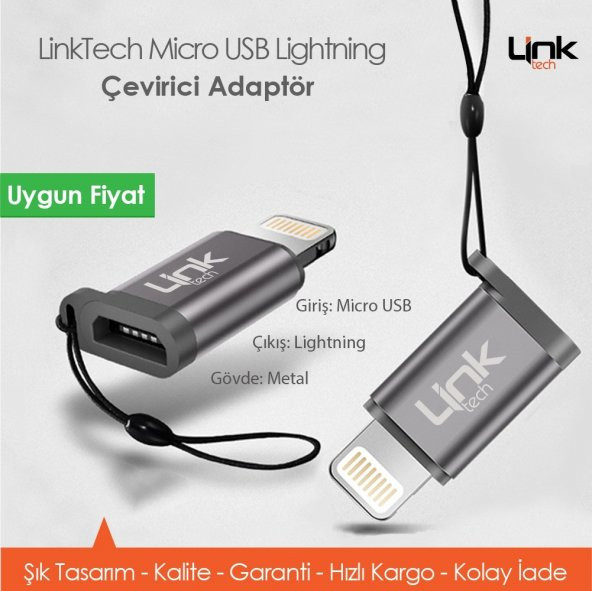 Micro Usb den Lightning (iPhone) Dönüştürücü ŞARJ Çevirici