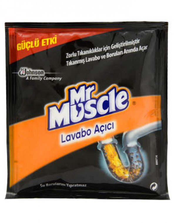 Mr. Muscle Lavabo Açıcı Toz Tekli