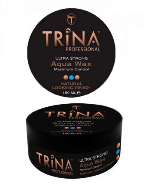 Trina Aqua Wax- Mavi-Ultra Strong- 150 Ml