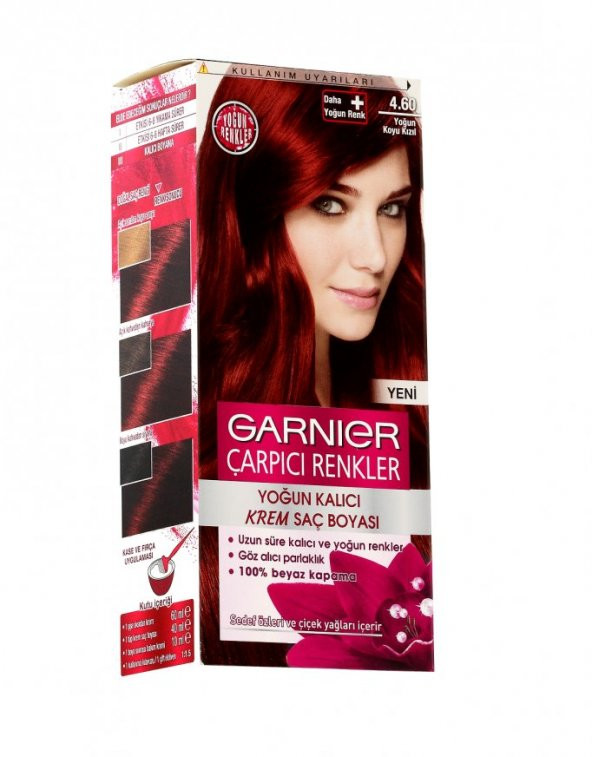Garnier Color Naturals Çarpıcı Renkler 4,60 Yoğun Koyu Kızıl