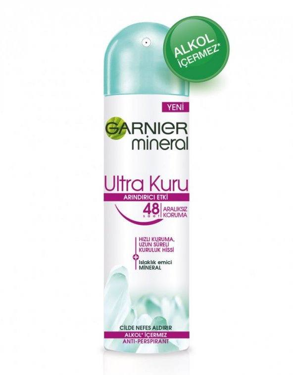 Garnier Minerals Ultra Kuru Kadın Deodorant 150 ml