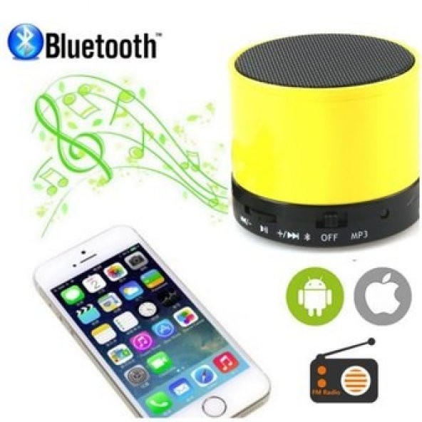 Işıklı Mini Bluetooth Hoparlör Taşınabilir Kablosuz Speaker Ses Bombası Şarjlı Mp3 Çalar Player Hd - 10