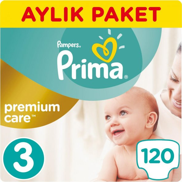 PRIMA Premium Care Midi 5-9 kg 120li No:3