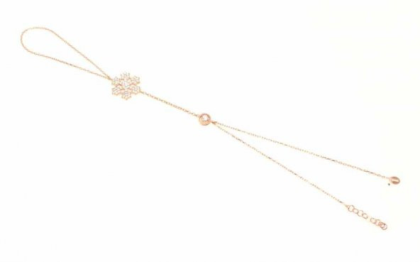 925 Ayar Rose Gümüş Yıldız Kar Tanesi Modeli Şahmeran - 2