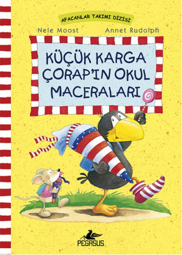 Afacanlar Takımı - Küçük Karga Çorapın Okul Maceraları (Ciltli)