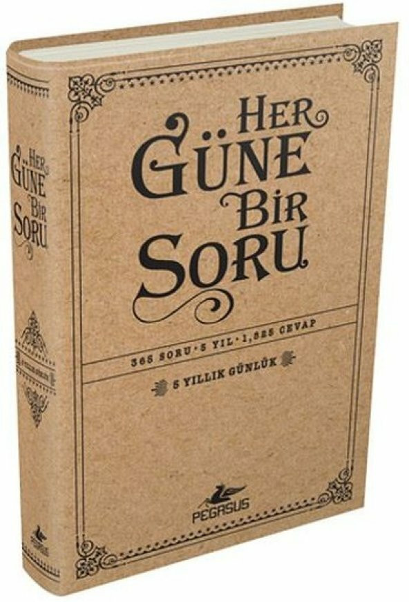 Her Güne Bir Soru: 5 Yıllık Günlük (Ciltli - Cep Boy)