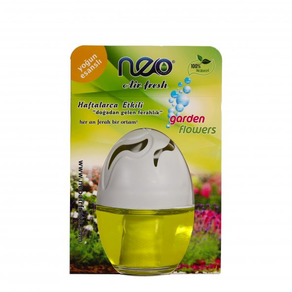 Neo Air Fresh GARDEN FLOWERS Cam Kavanoz Oto Kokusu 100 ML