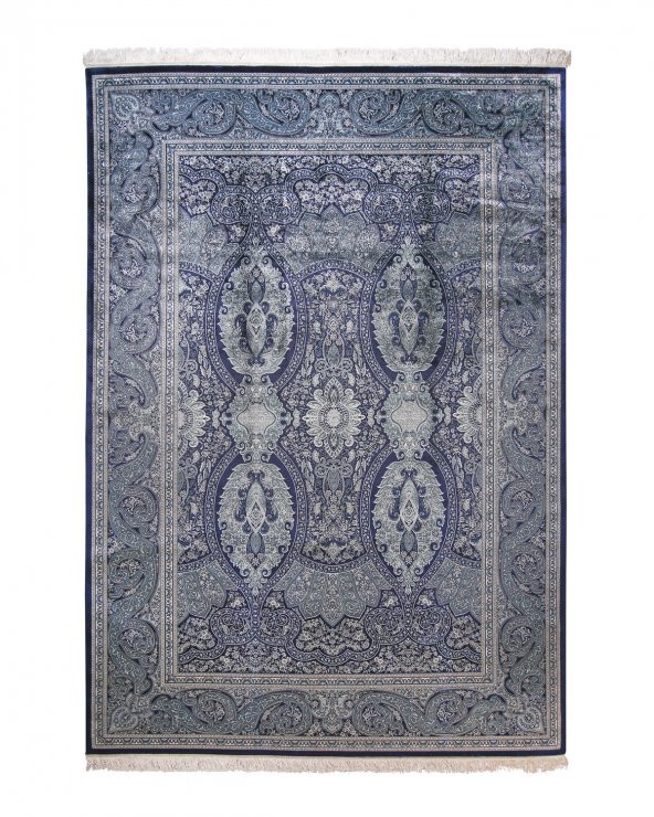 İPEK 1164C LACİVERT/MAVİ - WOOLKNOT HALI - 2