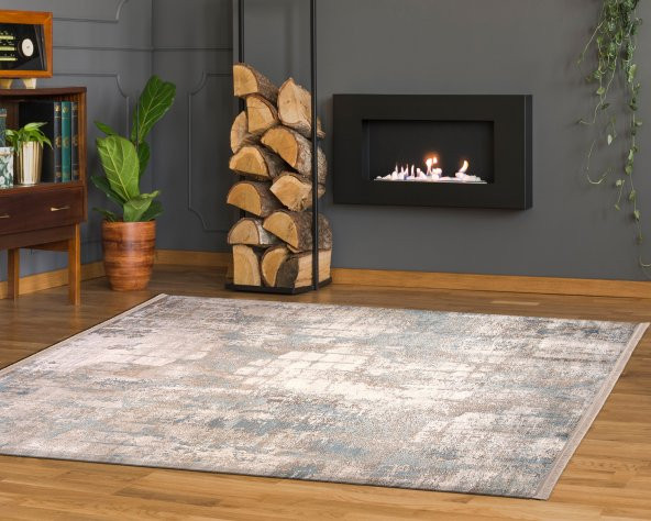 CRAFT MT139 KREM/MAVİ - WOOLKNOT HALI